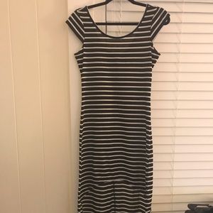 Strip dress. Never been worn.
